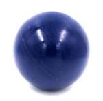 Polyurethane ball for Godwin CD150M 6″ / 150mm Ball Type Non-Return Valve, showing seam side, in protective box on white background