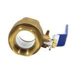 Valve Ball 1-1/2 inch NPT Bronze Female-Female