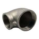 2 inch by 1-1/2 inch NPT 90 degree elbow isometric view